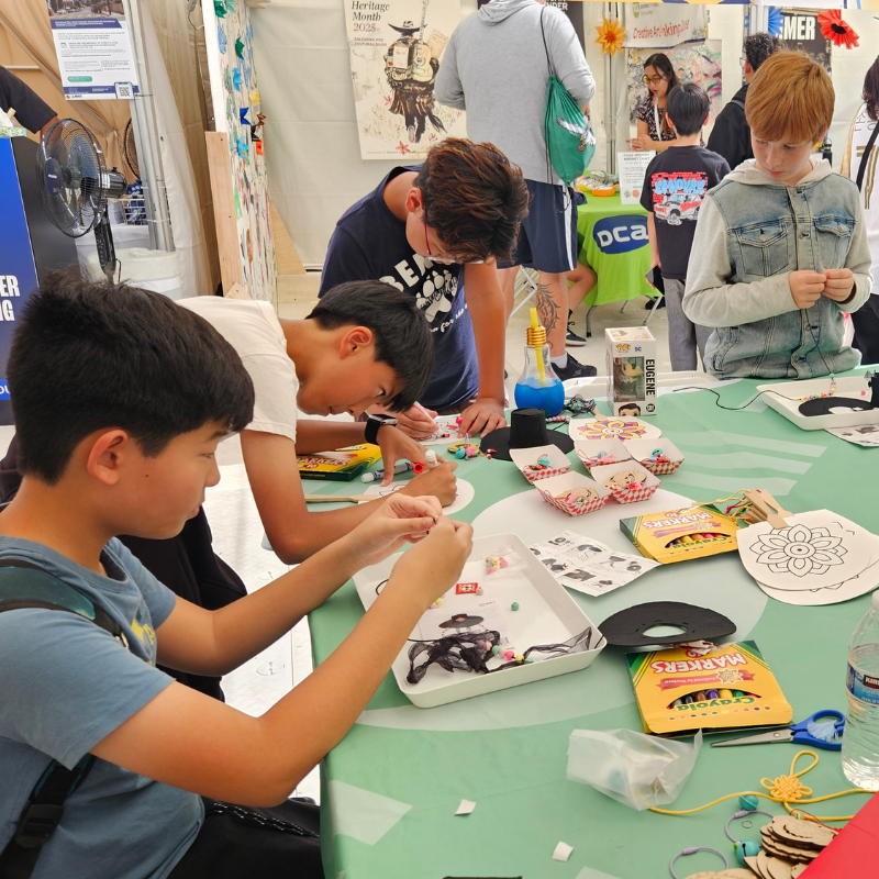 제52회 LA 한인축제 한국교육원 부스