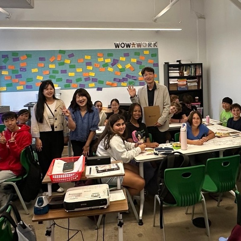 Larchmont Charter 중학교 한국어반 신설 지원 MOU 체결